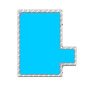 bache pvc armé sur mesure pour piscine rectangulaire avec escalier latéral