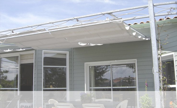 Store suspendu velum sur mesure