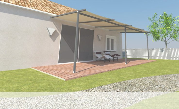 Pergola complète félizia sur mesure