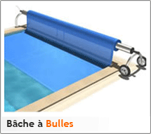 Bache à bulles piscine isotherme anti-algues Bache à bulles piscine isotherme anti-algues