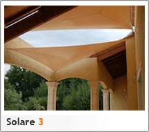 Voile d'ombrage 3 points sur mesure