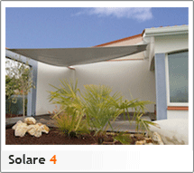 Voile d'ombrage 4 points sur mesure