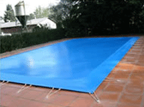 Bâche PVC d'hivernage pour piscine sur mesure