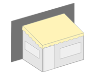 Bâche PVC pour toit de terrasse sur mesure