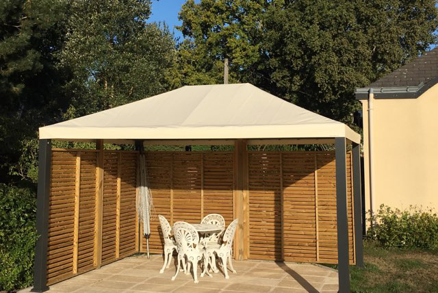 Gazebo D'extérieur Couverture Supérieure Chapiteau De Jardin - Temu France