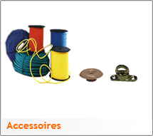 Accessoires pour pergola, kit de réparation pour bache PVC, sandows
